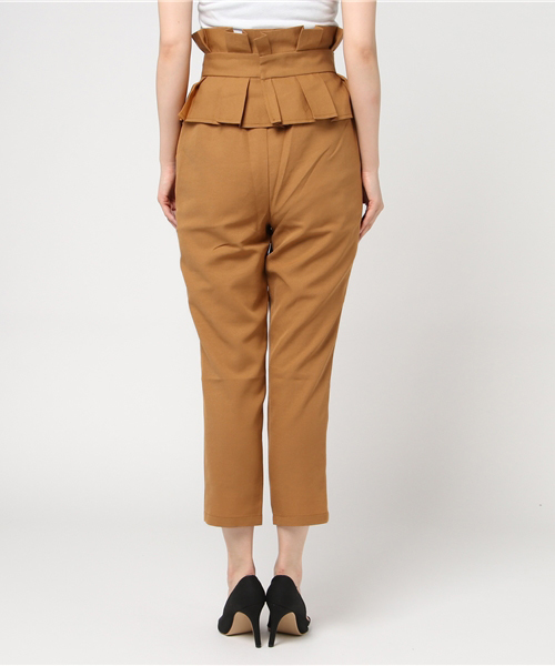 merlot plus（メルロープリュス）の「サッシュベルト付きテーパードパンツ1024（その他パンツ・レディース・ブラック/レッド/イエロー・FREE）」の13枚目の写真