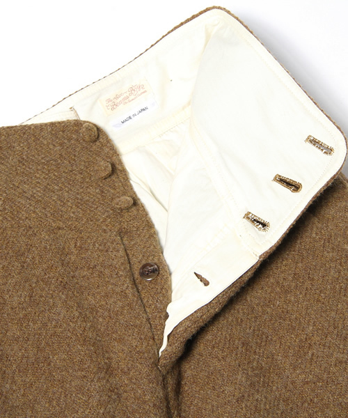 BEAMS BOY（ビームスボーイ）の「□BEAMS BOY / バックアジャスト ツイードスカート（スカート・レディース・ベージュ/グリーン・0/1）」の9枚目の写真