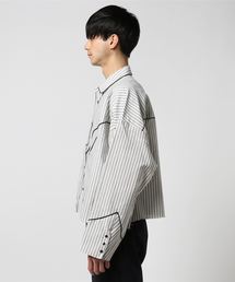 jieda シャツ SALE>60%OFF JieDa ZIP & BUTTON SHIRT(BLACK) | poompoom