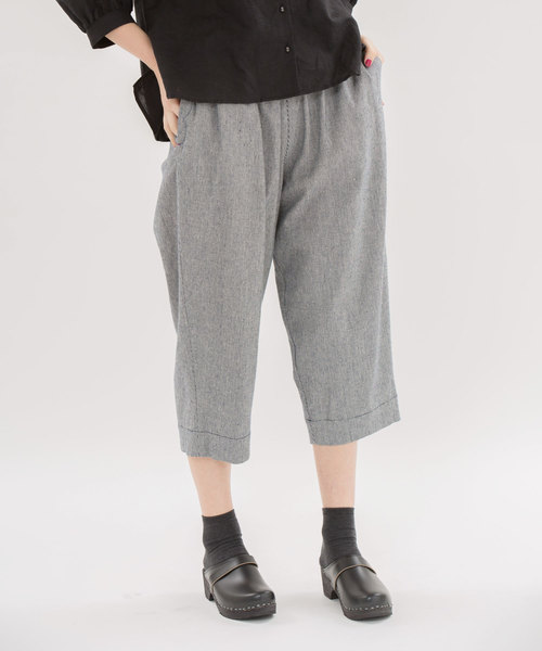 nop de nod（ノップドゥノッド）の「Pomme リネンパンツ（その他パンツ・レディース・キナリ/ブルー系その他/ネイビー・3）」の3枚目の写真