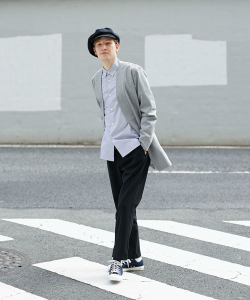 L&HARMONY（エルアンドハーモニー）の「ポンチロングカーディガン（カーディガン/ボレロ・メンズ・ブラック/ネイビー/グレー・LARGE/MEDIUM）」の14枚目の写真