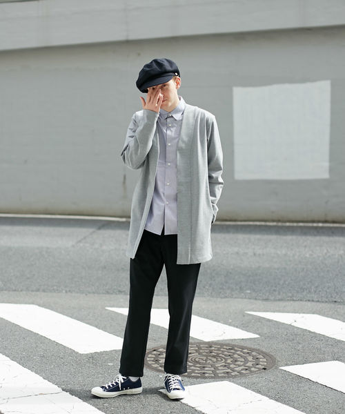 L&HARMONY（エルアンドハーモニー）の「ポンチロングカーディガン（カーディガン/ボレロ・メンズ・ブラック/ネイビー/グレー・LARGE/MEDIUM）」の16枚目の写真