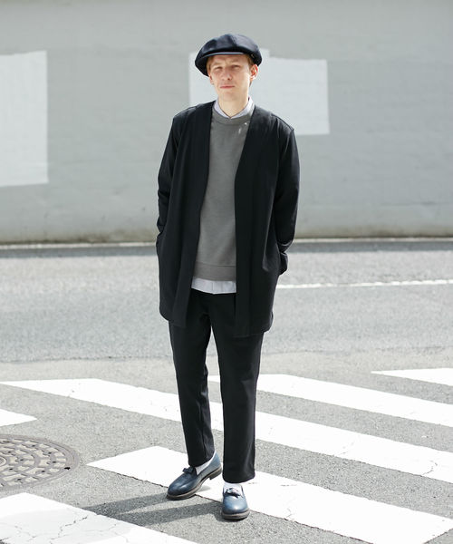 L&HARMONY（エルアンドハーモニー）の「ポンチロングカーディガン（カーディガン/ボレロ・メンズ・ブラック/ネイビー/グレー・LARGE/MEDIUM）」の18枚目の写真