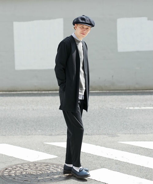 L&HARMONY（エルアンドハーモニー）の「ポンチロングカーディガン（カーディガン/ボレロ・メンズ・ブラック/ネイビー/グレー・LARGE/MEDIUM）」の19枚目の写真