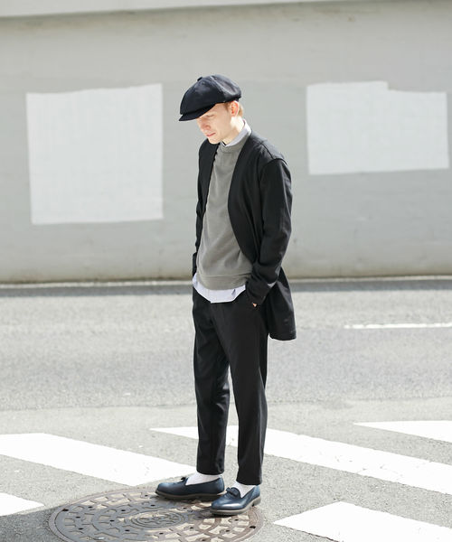 L&HARMONY（エルアンドハーモニー）の「ポンチロングカーディガン（カーディガン/ボレロ・メンズ・ブラック/ネイビー/グレー・LARGE/MEDIUM）」の21枚目の写真