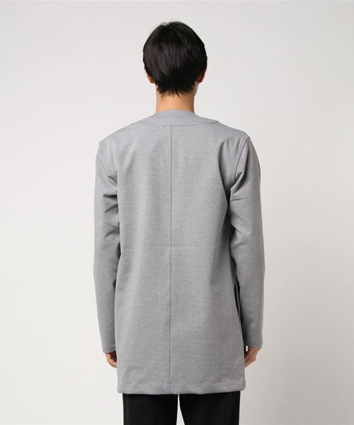 L&HARMONY（エルアンドハーモニー）の「ポンチロングカーディガン（カーディガン/ボレロ・メンズ・ブラック/ネイビー/グレー・LARGE/MEDIUM）」の5枚目の写真