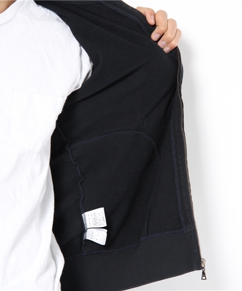 HYSTERIC GLAMOUR（ヒステリックグラマー）の「SCRATCH pt PK（パーカー・メンズ・ホワイト/トップグレー/ブラック・SMALL/MEDIUM/LARGE）」の12枚目の写真