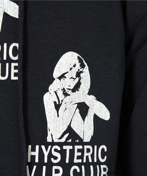 HYSTERIC GLAMOUR（ヒステリックグラマー）の「SCRATCH pt PK（パーカー・メンズ・ホワイト/トップグレー/ブラック・SMALL/MEDIUM/LARGE）」の13枚目の写真
