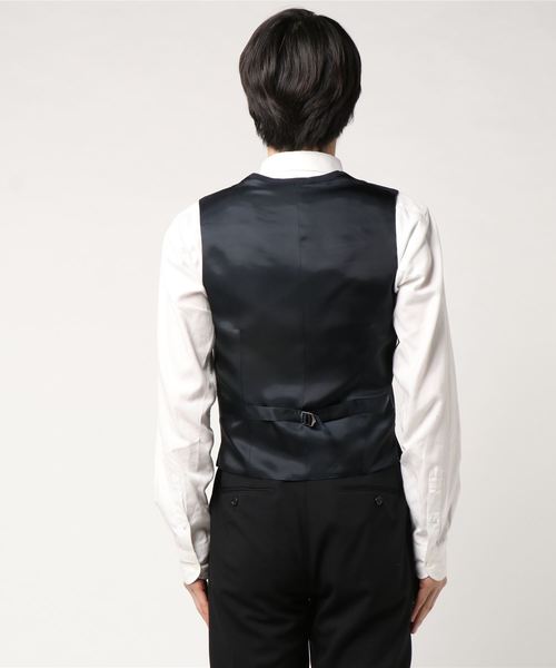 SHIPS（シップス）の「SD: 『LORO PIANA』メランジ ソリッド ベスト(ネイビー)（ベスト・メンズ・ネイビー・LARGE/MEDIUM/SMALL/X-LARGE）」の4枚目の写真