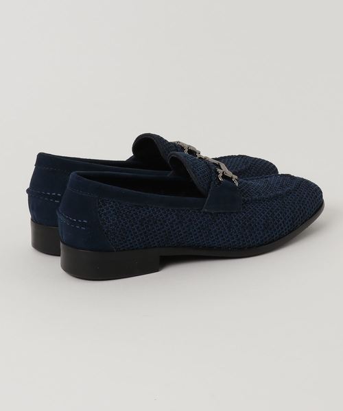 GOSTAR DE FUGA（ゴスタール ジフーガ）の「ビット付きメッシュローファー（ローファー・メンズ・ネイビー/ホワイト/ブラック・42/43）」の4枚目の写真