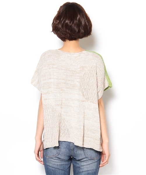 LIVETART（リヴェタート）の「tamaki niime/コットンニット (sleeveless)（ニット/セーター・レディース・ベージュ系その他・FREE）」の4枚目の写真