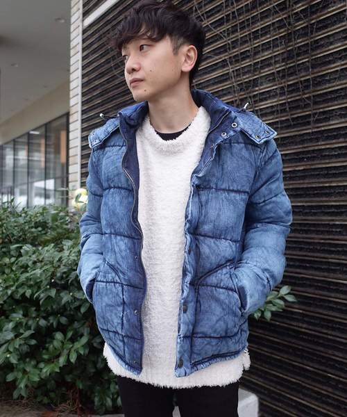 rovtski(ロフトスキー)の「rovtski DENIM 中綿ブルゾン(ダウンジャケット/コート・メンズ・サックスブルー/ケミカルウォッシュ・MEDIUM/LARGE)」の14枚目の写真