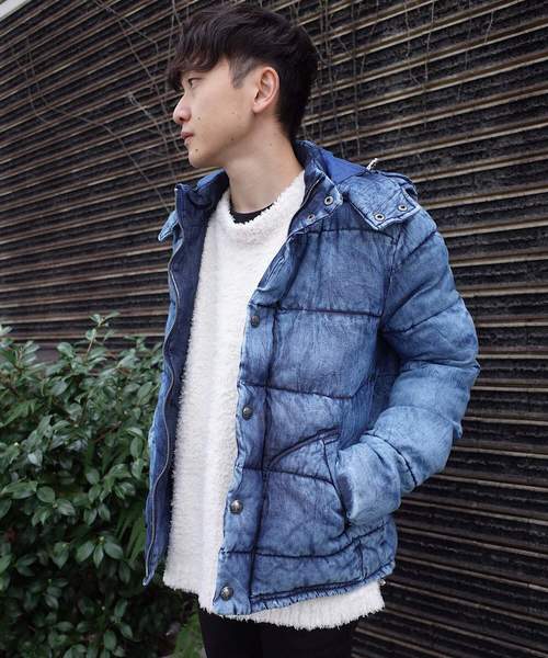 rovtski(ロフトスキー)の「rovtski DENIM 中綿ブルゾン(ダウンジャケット/コート・メンズ・サックスブルー/ケミカルウォッシュ・MEDIUM/LARGE)」の15枚目の写真