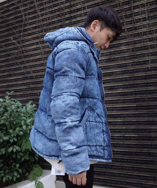 rovtski(ロフトスキー)の「rovtski DENIM 中綿ブルゾン(ダウンジャケット/コート・メンズ・サックスブルー/ケミカルウォッシュ・MEDIUM/LARGE)」の16枚目の写真