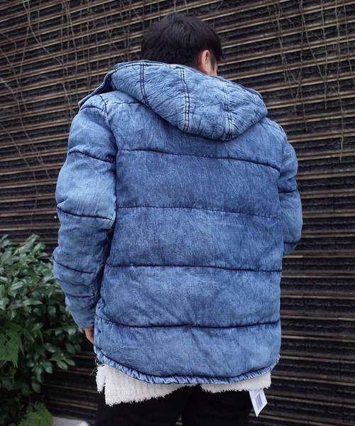 rovtski(ロフトスキー)の「rovtski DENIM 中綿ブルゾン(ダウンジャケット/コート・メンズ・サックスブルー/ケミカルウォッシュ・MEDIUM/LARGE)」の3枚目の写真