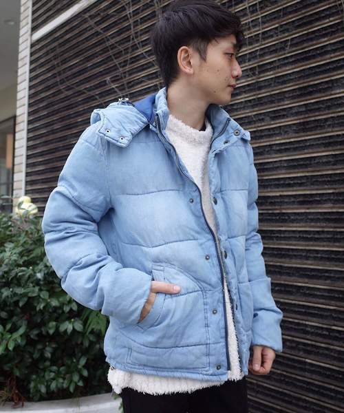rovtski(ロフトスキー)の「rovtski DENIM 中綿ブルゾン(ダウンジャケット/コート・メンズ・サックスブルー/ケミカルウォッシュ・MEDIUM/LARGE)」の5枚目の写真