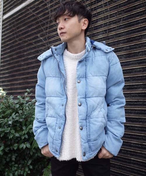 rovtski(ロフトスキー)の「rovtski DENIM 中綿ブルゾン(ダウンジャケット/コート・メンズ・サックスブルー/ケミカルウォッシュ・MEDIUM/LARGE)」の6枚目の写真