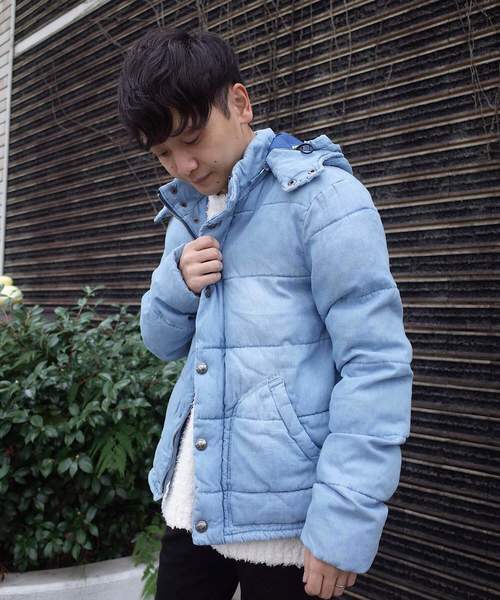 rovtski(ロフトスキー)の「rovtski DENIM 中綿ブルゾン(ダウンジャケット/コート・メンズ・サックスブルー/ケミカルウォッシュ・MEDIUM/LARGE)」の7枚目の写真