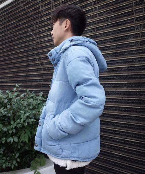 rovtski(ロフトスキー)の「rovtski DENIM 中綿ブルゾン(ダウンジャケット/コート・メンズ・サックスブルー/ケミカルウォッシュ・MEDIUM/LARGE)」の8枚目の写真