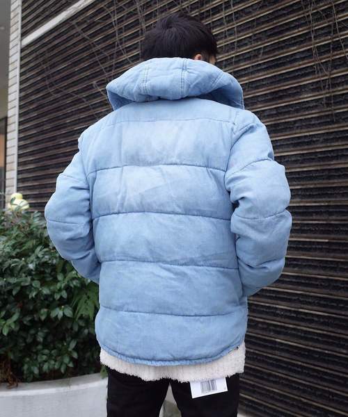 rovtski(ロフトスキー)の「rovtski DENIM 中綿ブルゾン(ダウンジャケット/コート・メンズ・サックスブルー/ケミカルウォッシュ・MEDIUM/LARGE)」の9枚目の写真