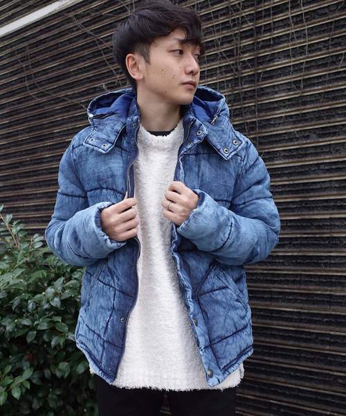 rovtski(ロフトスキー)の「rovtski DENIM 中綿ブルゾン(ダウンジャケット/コート・メンズ・サックスブルー/ケミカルウォッシュ・MEDIUM/LARGE)」の18枚目の写真