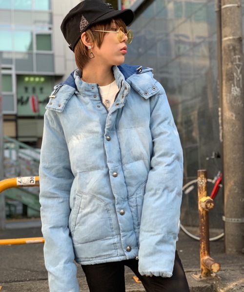 rovtski(ロフトスキー)の「rovtski DENIM 中綿ブルゾン(ダウンジャケット/コート・メンズ・サックスブルー/ケミカルウォッシュ・MEDIUM/LARGE)」の21枚目の写真