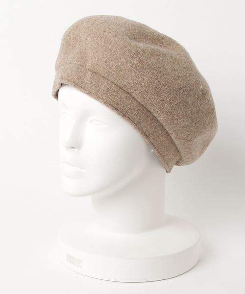 flower（フラワー）の「ラインウールベレー（ハンチング/ベレー帽・レディース・ブラック/ベージュ/ブラウン/グレー/レッド・FREE）」の5枚目の写真