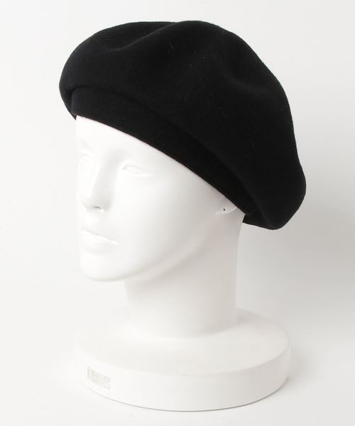 flower（フラワー）の「ラインウールベレー（ハンチング/ベレー帽・レディース・ブラック/ベージュ/ブラウン/グレー/レッド・FREE）」の3枚目の写真