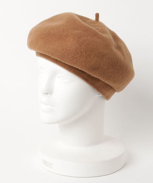 flower（フラワー）の「ラインウールベレー（ハンチング/ベレー帽・レディース・ブラック/ベージュ/ブラウン/グレー/レッド・FREE）」の9枚目の写真