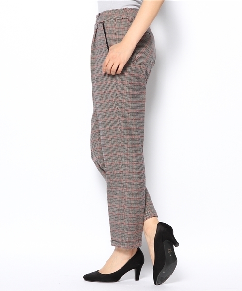 Khaju(カージュ)の「★★Khaju:チェッククロップドパンツ(その他パンツ・レディース・ブラウン/ネイビー/ブラック/グレー・26/27)」の5枚目の写真