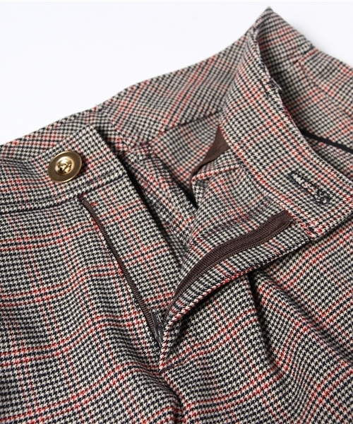 Khaju(カージュ)の「★★Khaju:チェッククロップドパンツ(その他パンツ・レディース・ブラウン/ネイビー/ブラック/グレー・26/27)」の11枚目の写真