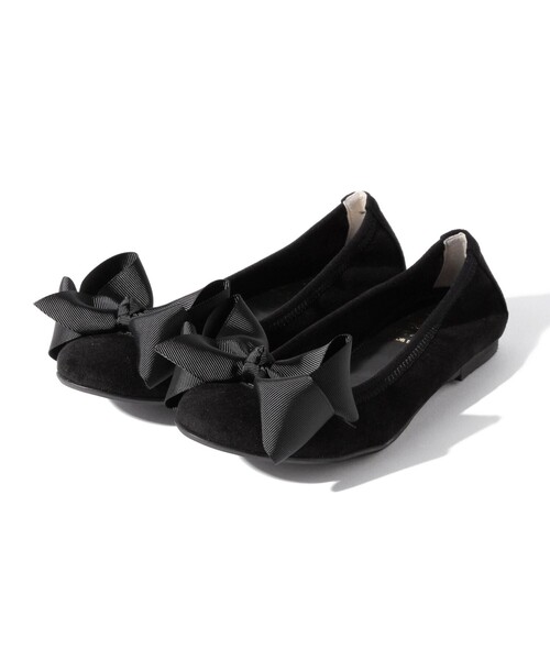 Ray BEAMS（レイビームス）の「【一部予約】SEPTEMBER MOON / リボン バレエシューズ（バレエシューズ・レディース・ブラック/ベージュ/ネイビー・23/22.5/25/25.5/23.5/24/24.5）」の17枚目の写真
