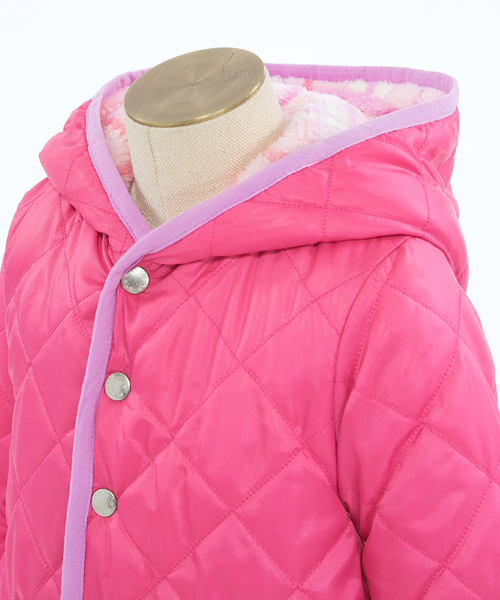 ANY（エニィ）の「【KIDS】ポリエステルシレー加工×裏ボアpt（ブルゾン・キッズ・ブラック系5/カーキ系/ブルー系/ピンク系/オレンジ系・80/90/100/110/120/130）」の7枚目の写真