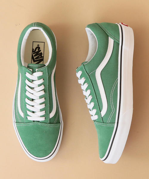 VANS（バンズ）の「＜VANS（バンズ）＞∴OLD SKOOL オールドスクール/スニーカー（スニーカー・レディース・マスタード/ダークブラウン/ケリー・5/6/5h/4h/6h）」の9枚目の写真