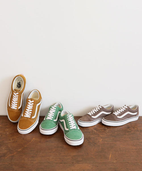 VANS（バンズ）の「＜VANS（バンズ）＞∴OLD SKOOL オールドスクール/スニーカー（スニーカー・レディース・マスタード/ダークブラウン/ケリー・5/6/5h/4h/6h）」の7枚目の写真