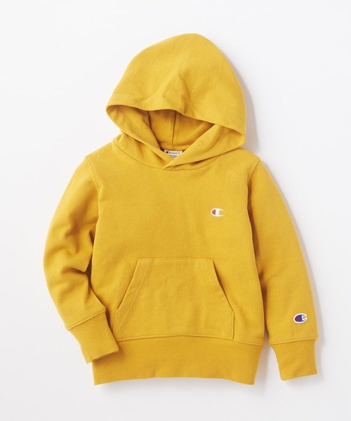Champion（チャンピオン）の「【Champion】ワンポイントパーカー（パーカー・キッズ・イエロー/グレー/ホワイト/ブラック/ネイビー/レッド・100/120/110/140/130）」の5枚目の写真