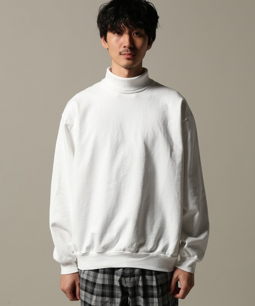 JOURNAL STANDARD（ジャーナルスタンダード）の「LOS ANGELES APPAREL / ロサンゼルスアパレル : Heavy Fleece Turtleneck Sweatshirts #（スウェット・メンズ・ホワイト系その他/カーキ/ブラック系その他/ベージュ/オレンジ・MEDIUM/SMALL/LARGE）」の11枚目の写真