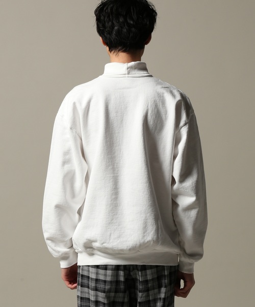 JOURNAL STANDARD（ジャーナルスタンダード）の「LOS ANGELES APPAREL / ロサンゼルスアパレル : Heavy Fleece Turtleneck Sweatshirts #（スウェット・メンズ・ホワイト系その他/カーキ/ブラック系その他/ベージュ/オレンジ・MEDIUM/SMALL/LARGE）」の13枚目の写真