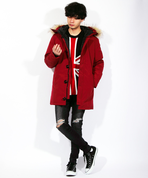 ８(eight)（エイト）の「ニットセーター ユニオンジャック 英国（ニット/セーター・メンズ・ブラック/ネイビー・MEDIUM/LARGE）」の17枚目の写真