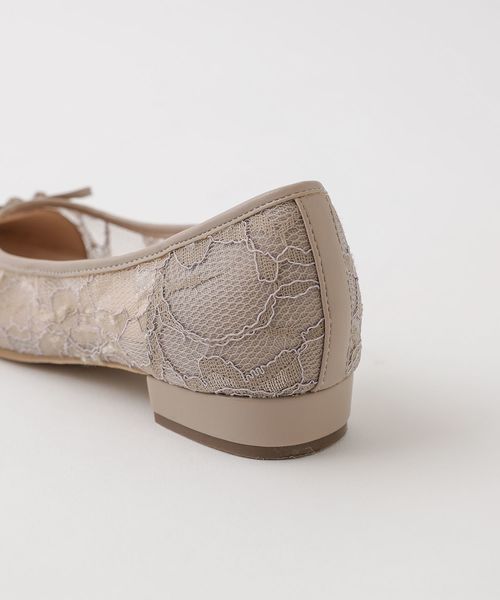 one after another NICE CLAUP(ワンアフターアナザーナイスクラップ)の「レース&レオパードバレエシューズ(バレエシューズ・レディース・アイボリー/モカ/レオパード・SMALL/MEDIUM/LARGE)」の12枚目の写真