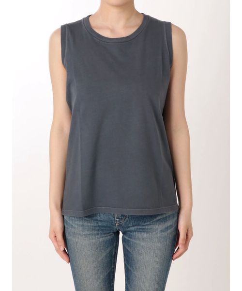 Ungrid(アングリッド)の「カラータンクトップ(タンクトップ・レディース・オフホワイト/チャコールグレー/オレンジ/イエロー/パープル/ブルー・FREE)」の19枚目の写真