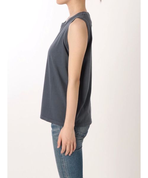 Ungrid(アングリッド)の「カラータンクトップ(タンクトップ・レディース・オフホワイト/チャコールグレー/オレンジ/イエロー/パープル/ブルー・FREE)」の18枚目の写真