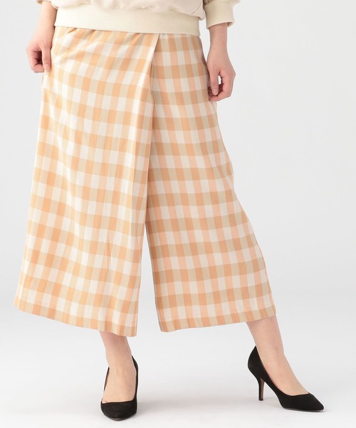 【セール】ギンガム巻き風パンツ（その他パンツ）｜Liesse（リエス） 4,655円