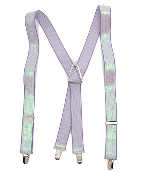 WEGO（ウィゴー）の「WEGO/プリズムサスペンダー（サスペンダー・レディース・ホワイト/サックスブルー/パープル/ピンク・FREE）」の4枚目の写真