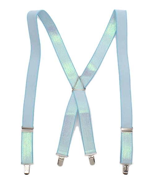 WEGO（ウィゴー）の「WEGO/プリズムサスペンダー（サスペンダー・レディース・ホワイト/サックスブルー/パープル/ピンク・FREE）」の3枚目の写真