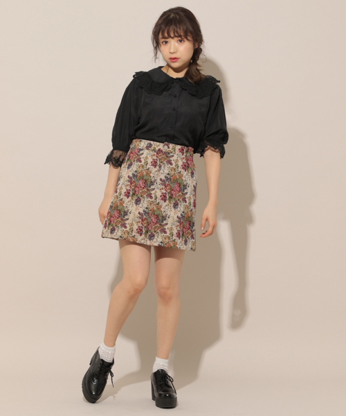 apres jour（アプレジュール）の「スカラップレース襟ブラウス【ZOZOTOWN限定アイテム】（シャツ/ブラウス・レディース・ブラック/オフホワイト/ブルー/ラベンダー・フリー）」の18枚目の写真