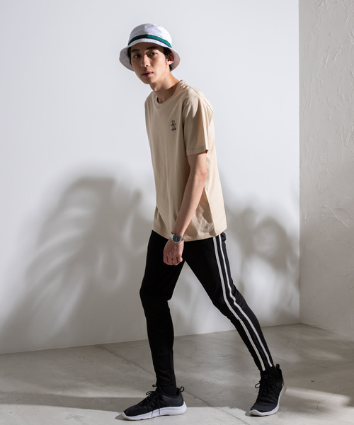 WEGO（ウィゴー）の「WEGO/ベアワンポイント刺繍Tシャツ（Tシャツ/カットソー・メンズ・ネイビー/ベージュ/ホワイト/ホワイト系その他/その他2/その他1・LARGE/MEDIUM/SMALL）」の21枚目の写真