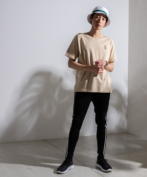 WEGO（ウィゴー）の「WEGO/ベアワンポイント刺繍Tシャツ（Tシャツ/カットソー・メンズ・ネイビー/ベージュ/ホワイト/ホワイト系その他/その他2/その他1・LARGE/MEDIUM/SMALL）」の22枚目の写真