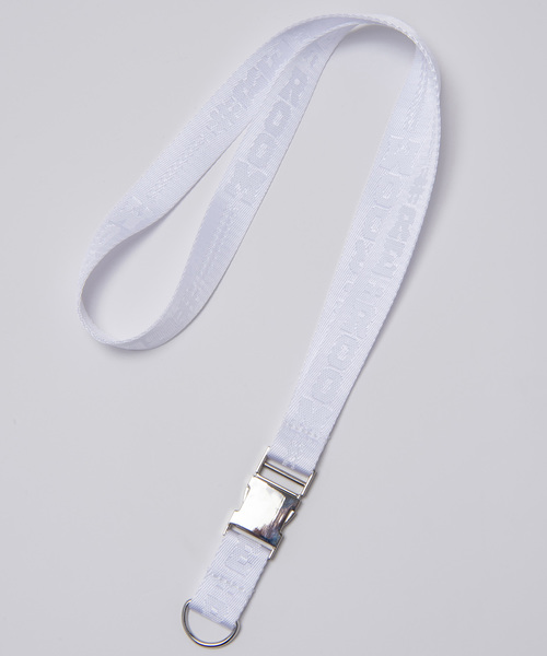 #Re:room（リルーム）の「ラインロゴナイロンネックストラップ（その他小物・メンズ・ホワイト/ブラック・FREE）」の7枚目の写真