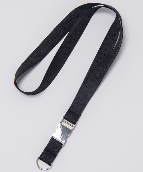 #Re:room（リルーム）の「ラインロゴナイロンネックストラップ（その他小物・メンズ・ホワイト/ブラック・FREE）」の6枚目の写真